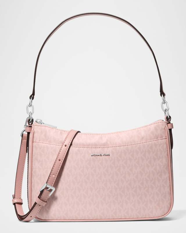 Jet Set Medium Signature Logo Pochette Crossbody Bag